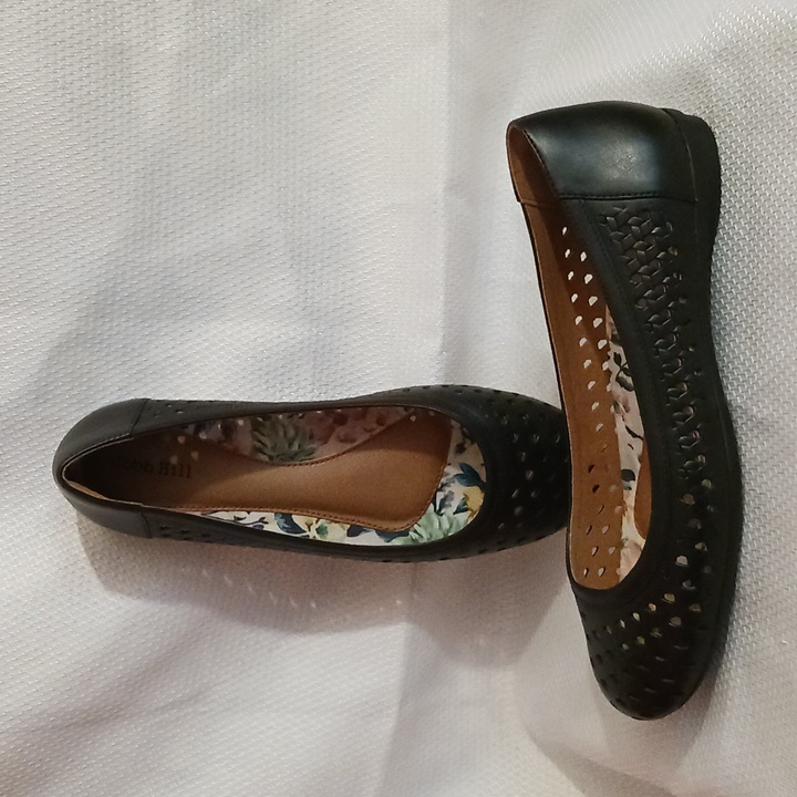 Cobb Hill Maika Woven Black Flats